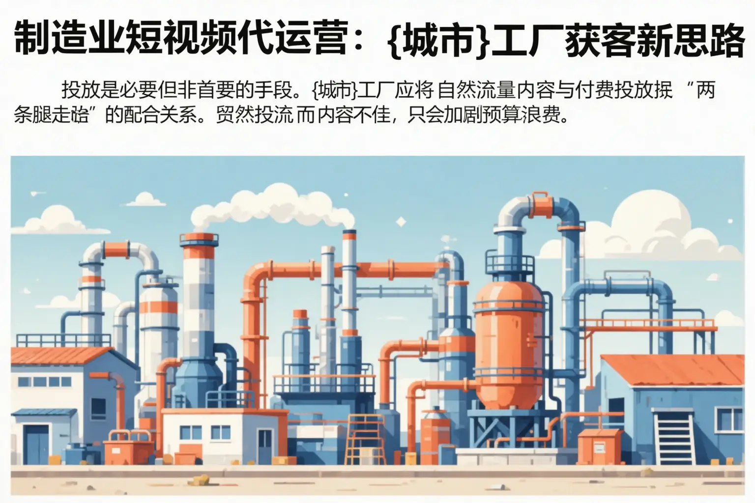 制造业短视频代运营：陵水工厂获客新思路