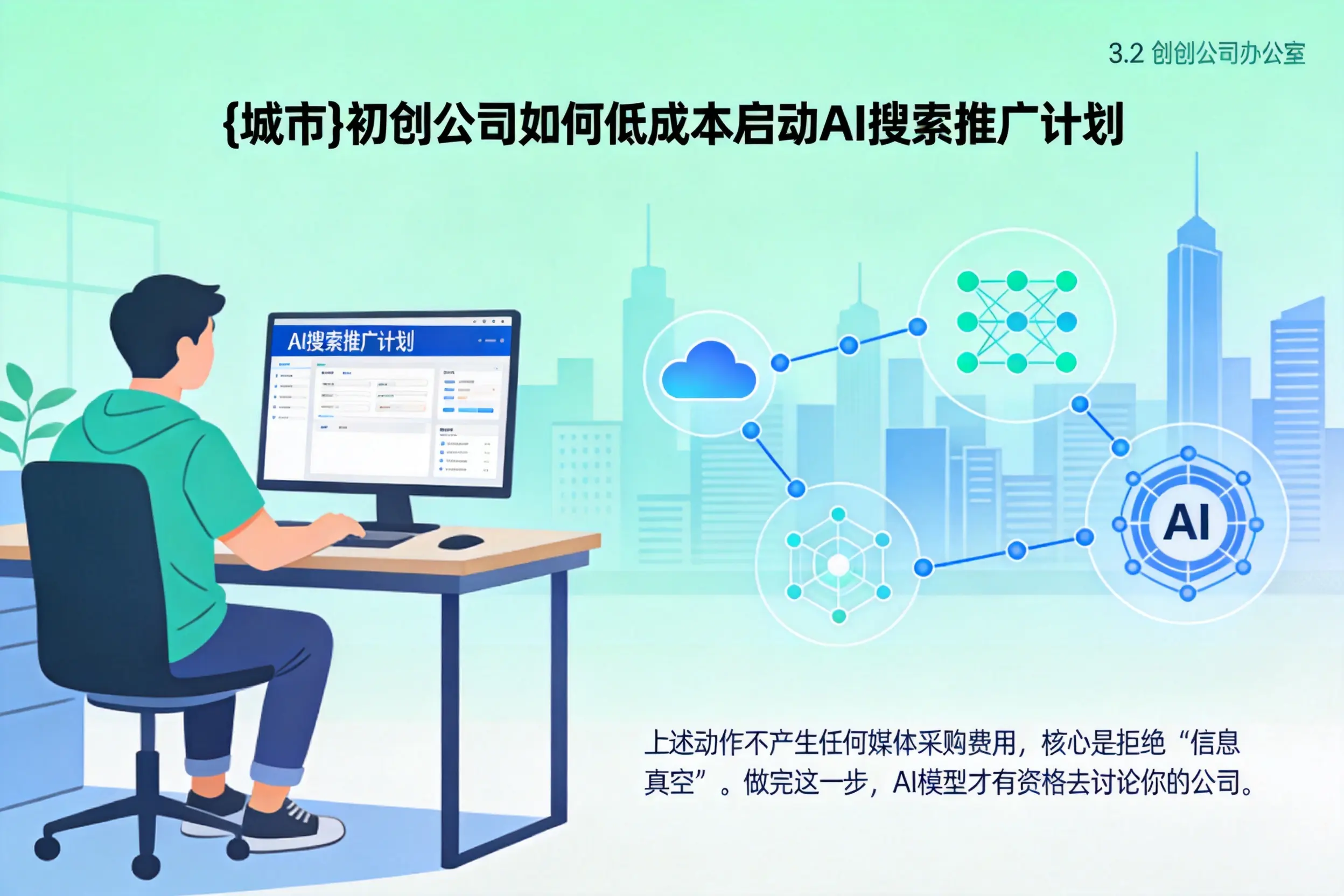 陵水初创公司如何低成本启动AI搜索推广计划