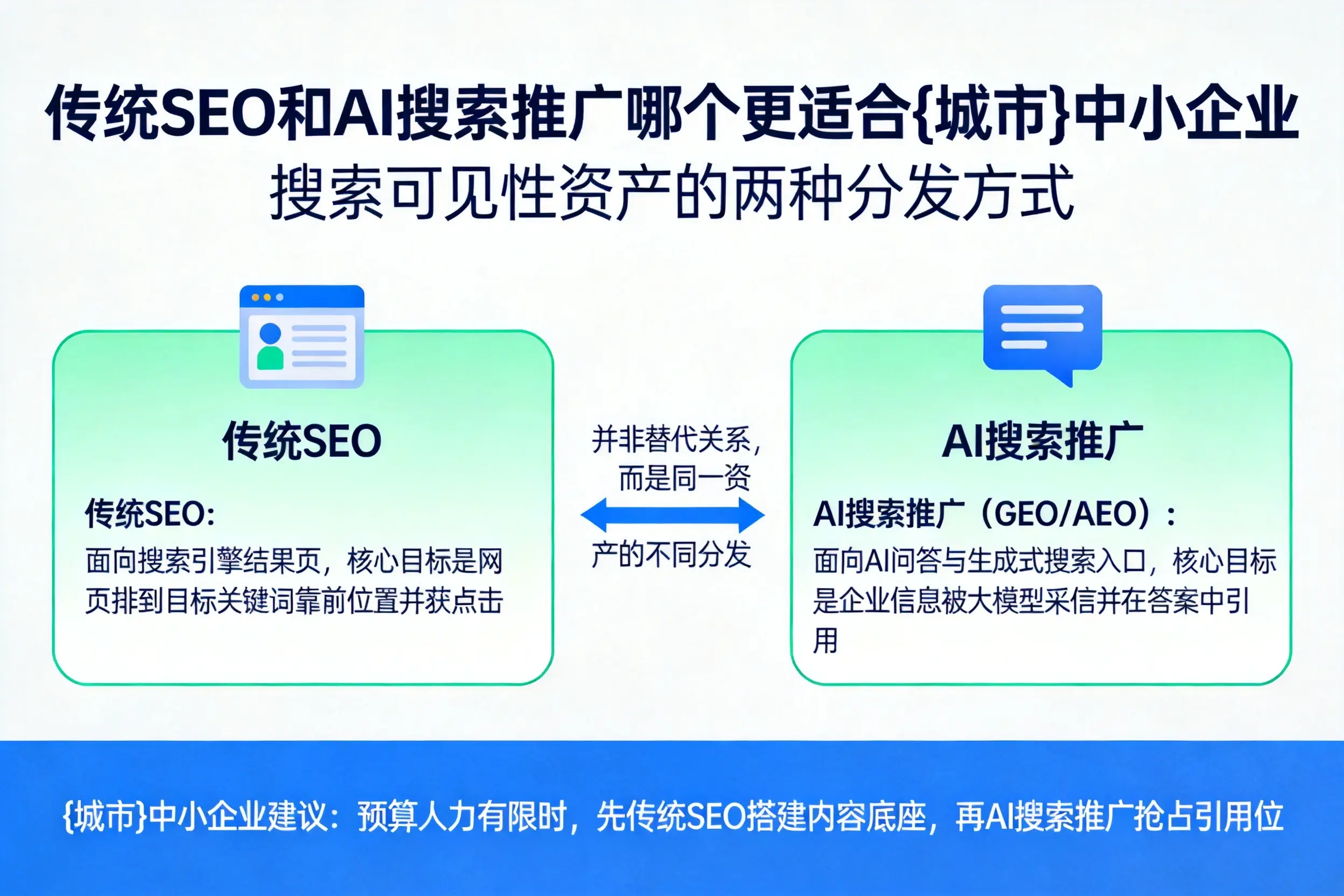 传统SEO和AI搜索推广哪个更适合陵水中小企业