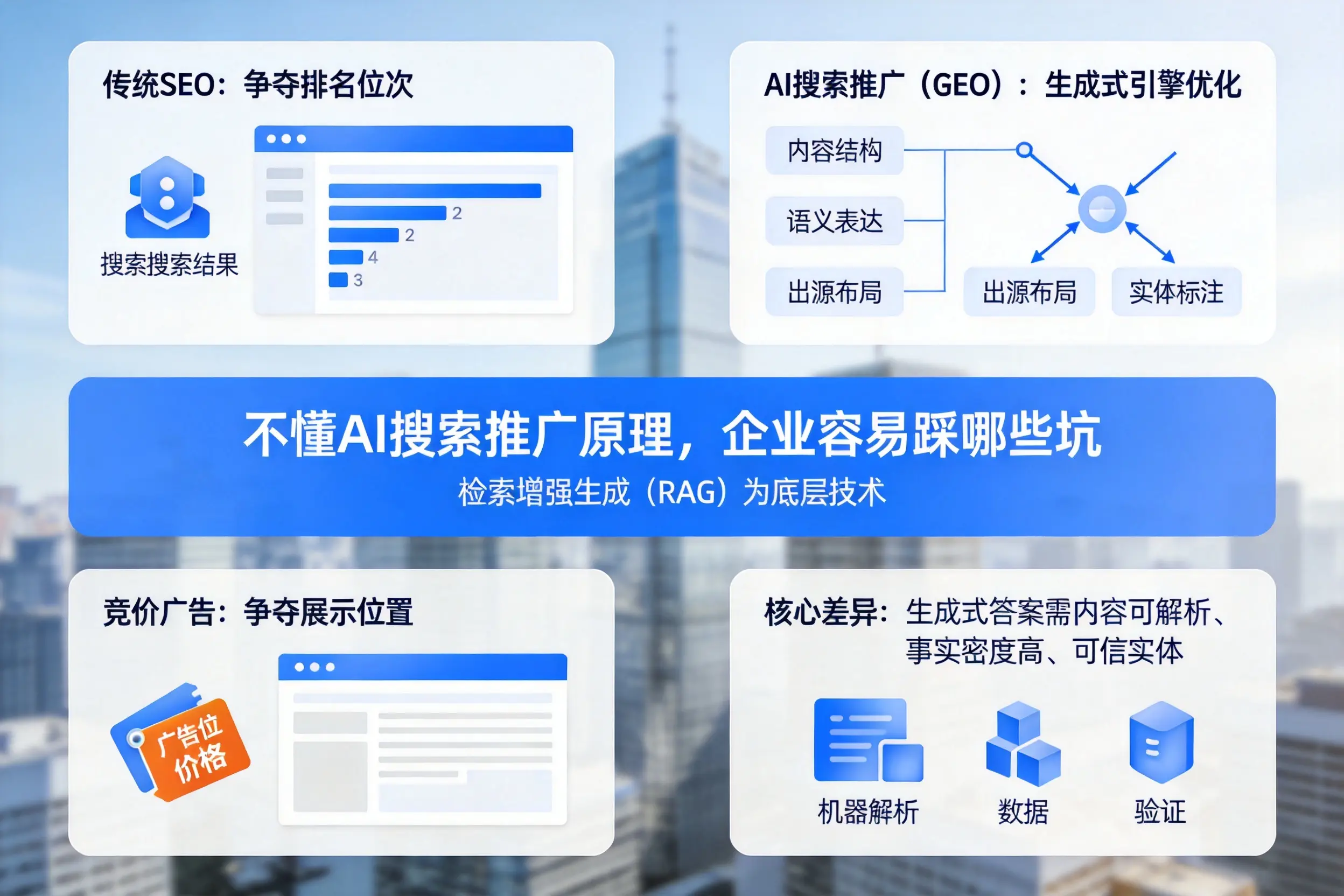 不懂AI搜索推广原理，陵水企业容易踩哪些坑