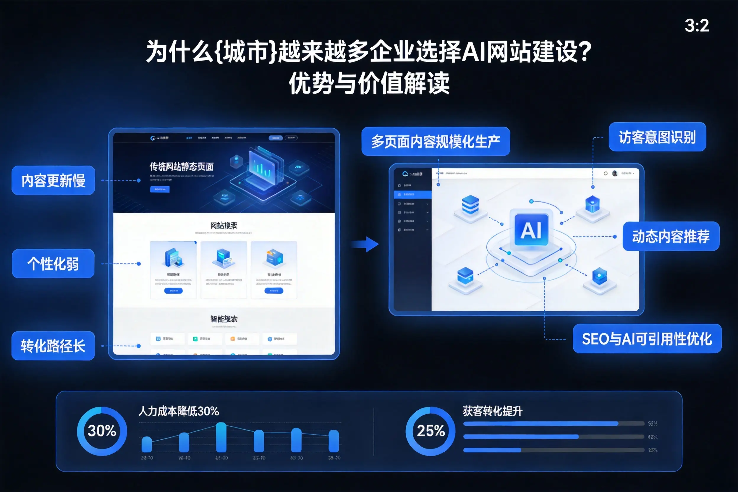 为什么陵水越来越多企业选择AI网站建设?优势与价值解读
