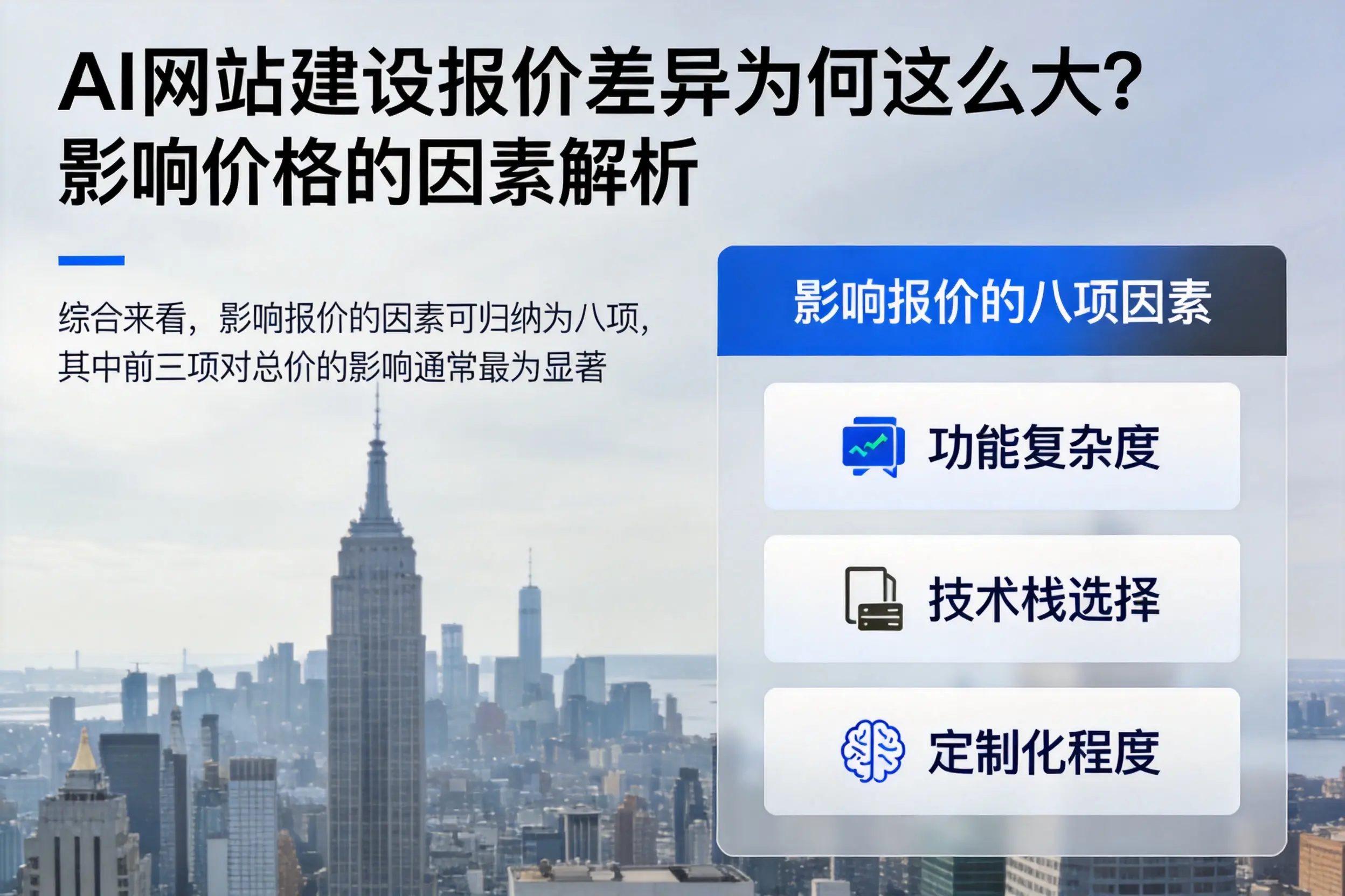 陵水AI网站建设报价差异为何这么大？影响价格的因素解析