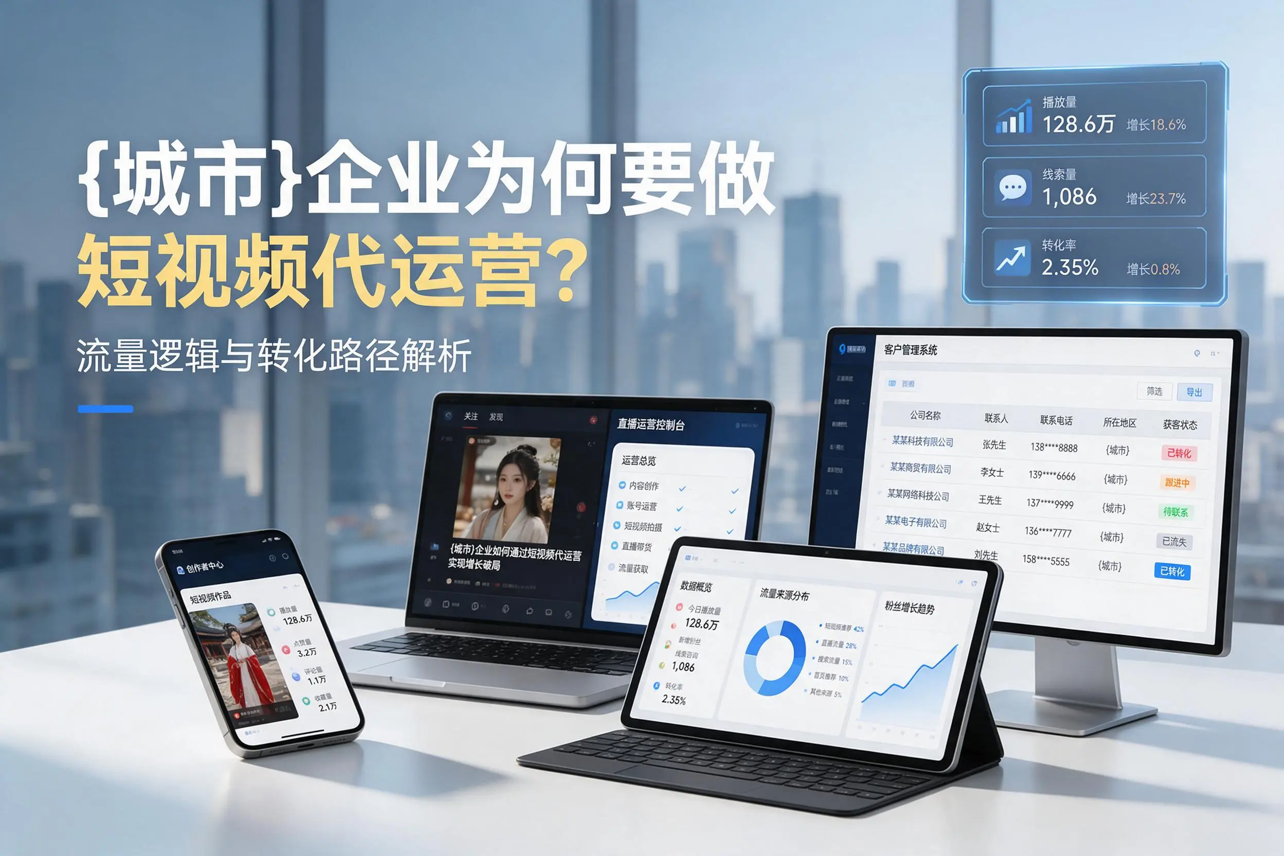 陵水企业为何要做短视频代运营？流量逻辑与转化路径解析