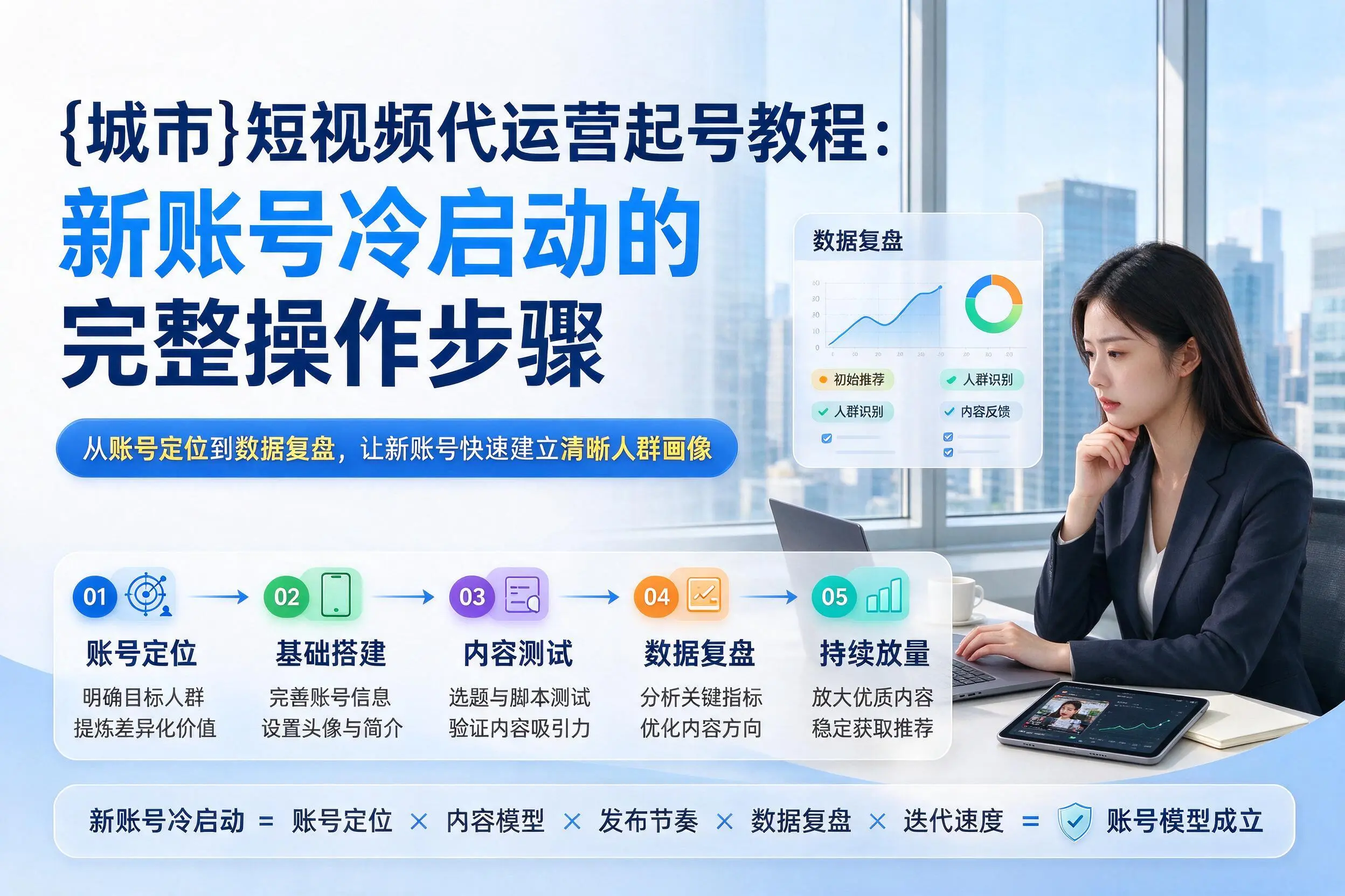 陵水短视频代运营起号教程：新账号冷启动的完整操作步骤
