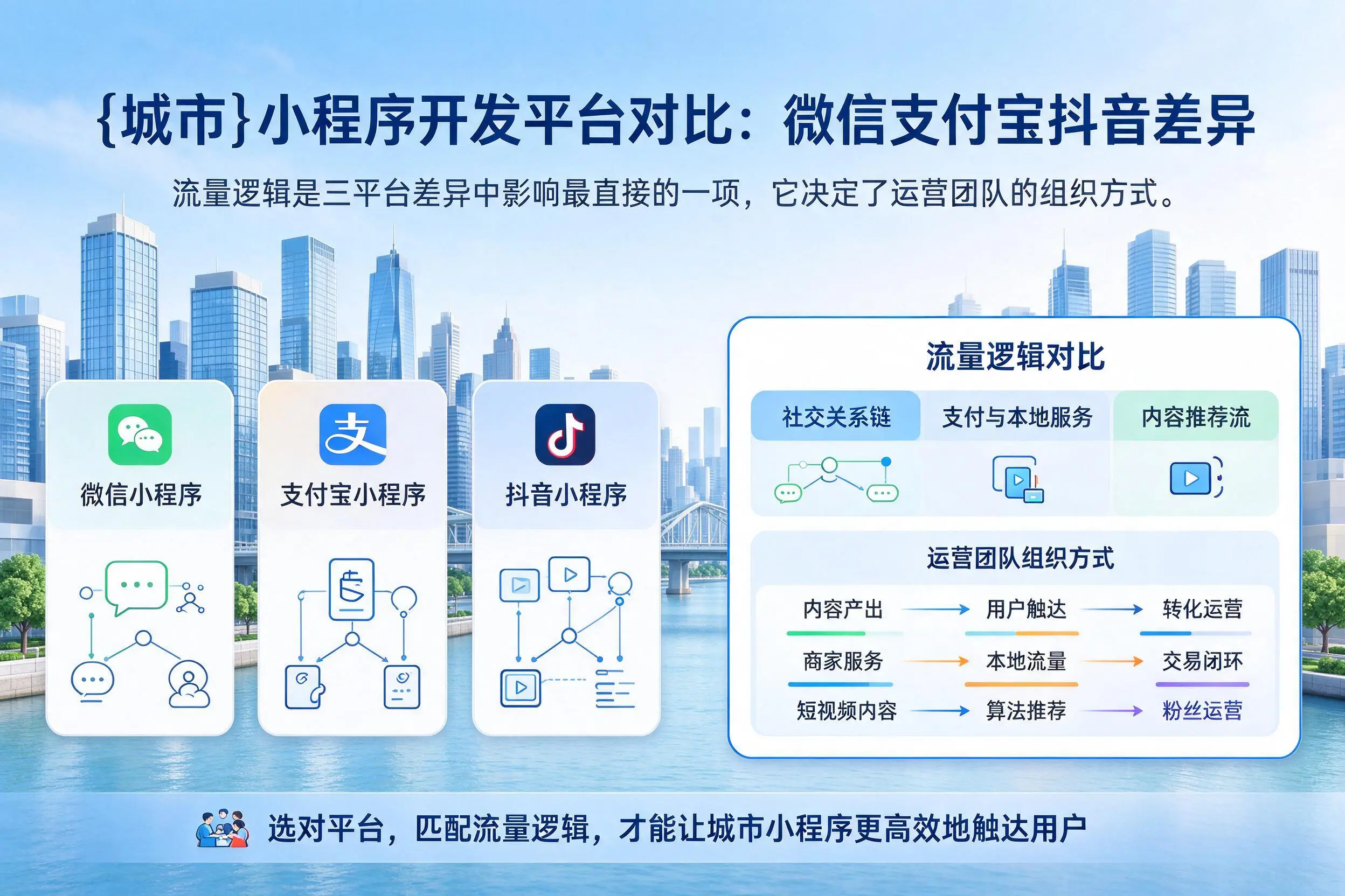 陵水小程序开发平台对比:微信支付宝抖音差异