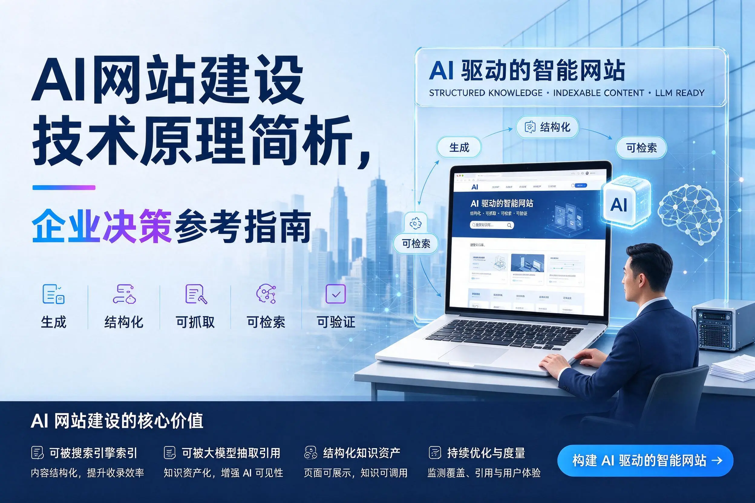AI网站建设技术原理简析，陵水企业决策参考指南