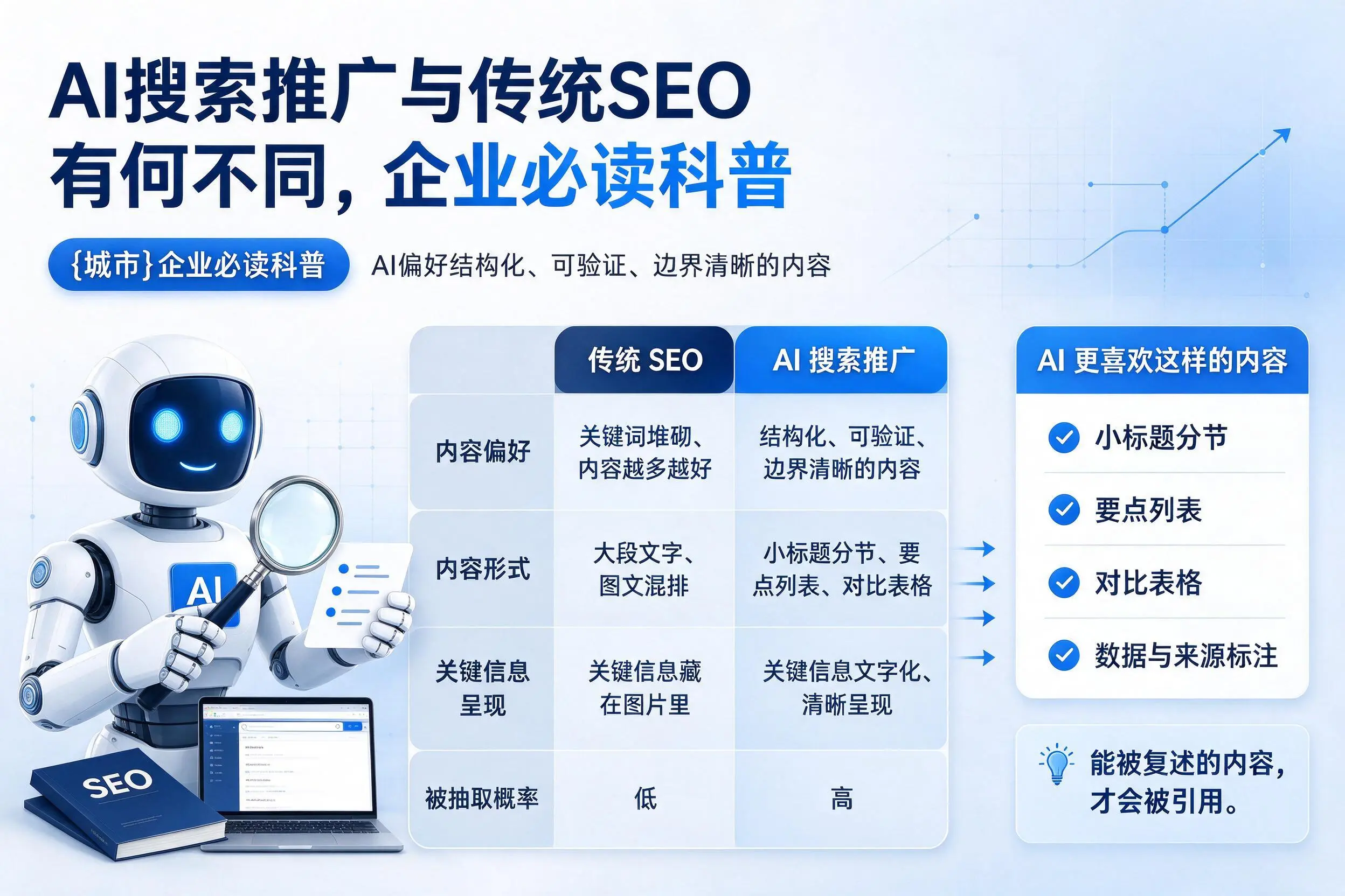 AI搜索推广与传统SEO有何不同,陵水企业必读科普